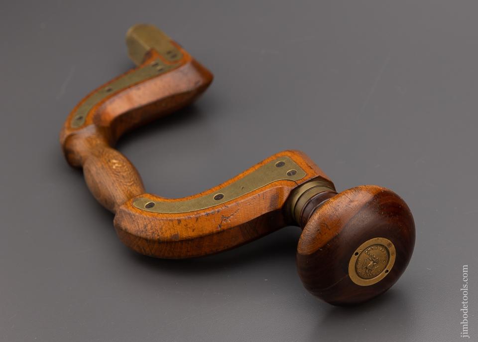 Fine F. WALTERS Plated English Beech Bit Brace - 97916