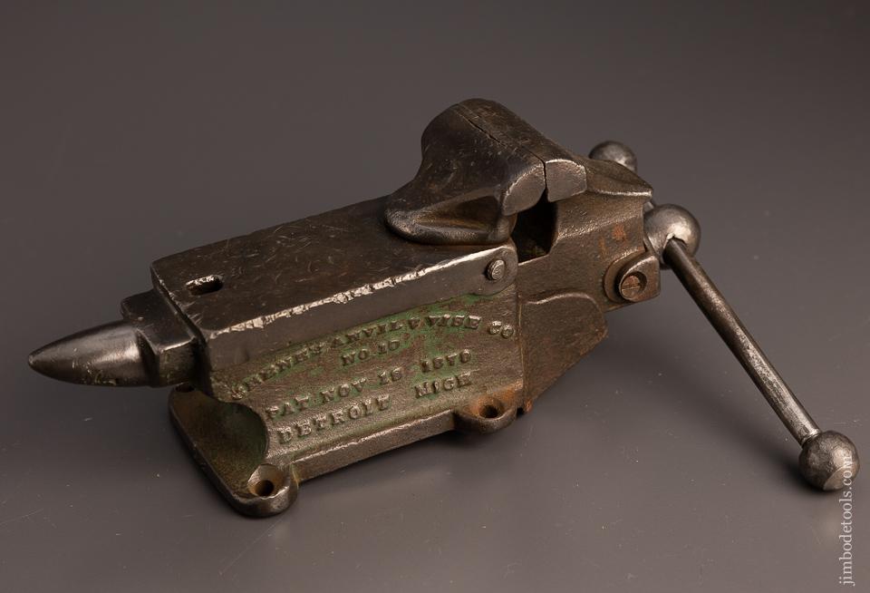 Rare 2 3/8 Inch CHENEY ANVIL & VISE CO. No. 10 Anvil Vise - 98254