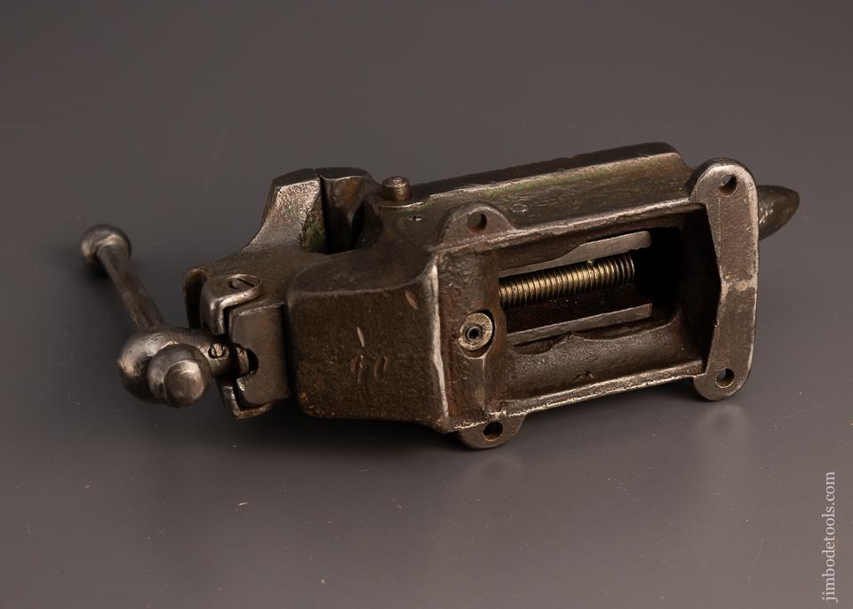 Rare 2 3/8 Inch CHENEY ANVIL & VISE CO. No. 10 Anvil Vise - 98254