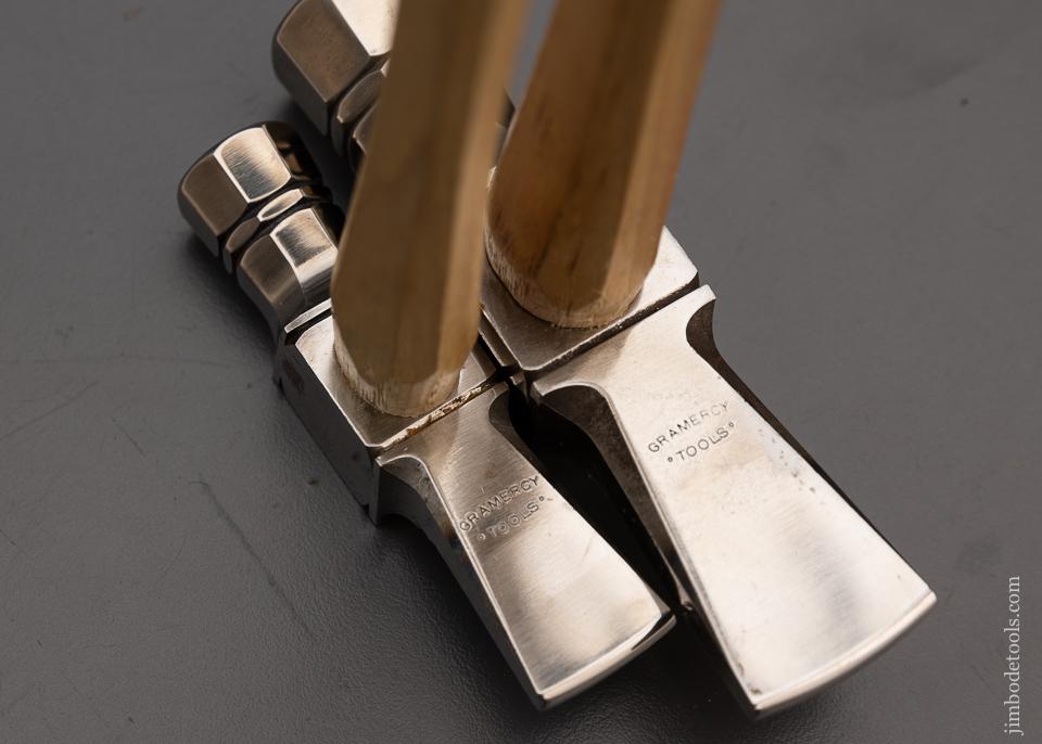 Excellent Pair GRAMMERCY TOOLS Kings County Cabinet Maker’s Hammers - 98171