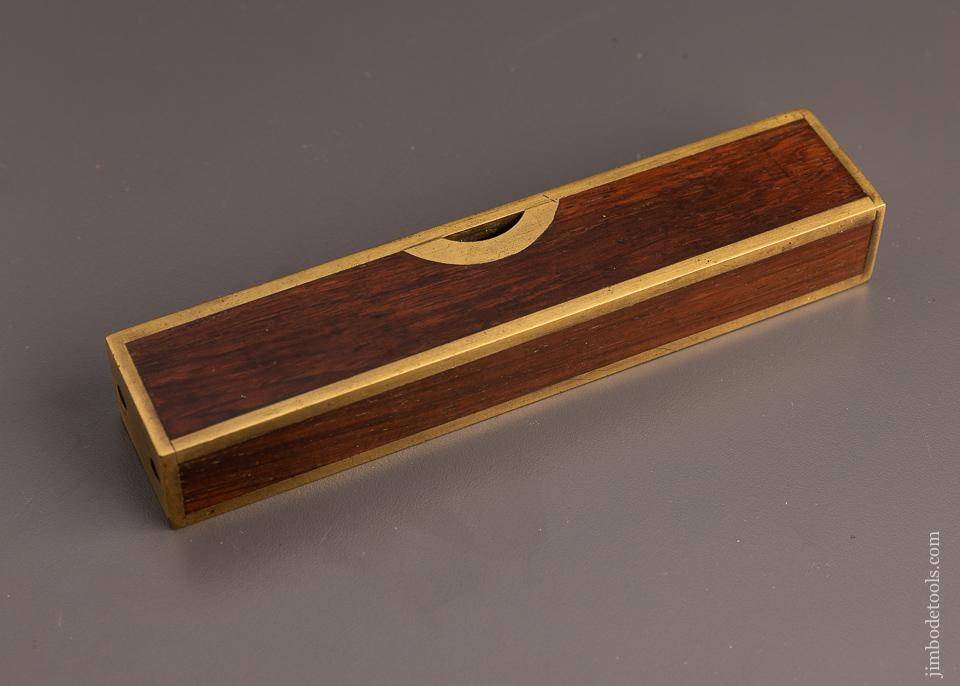 Beautiful Rosewood STRATTON BROTHERS Extra Fine 6 1/2 Inch Level - 98309