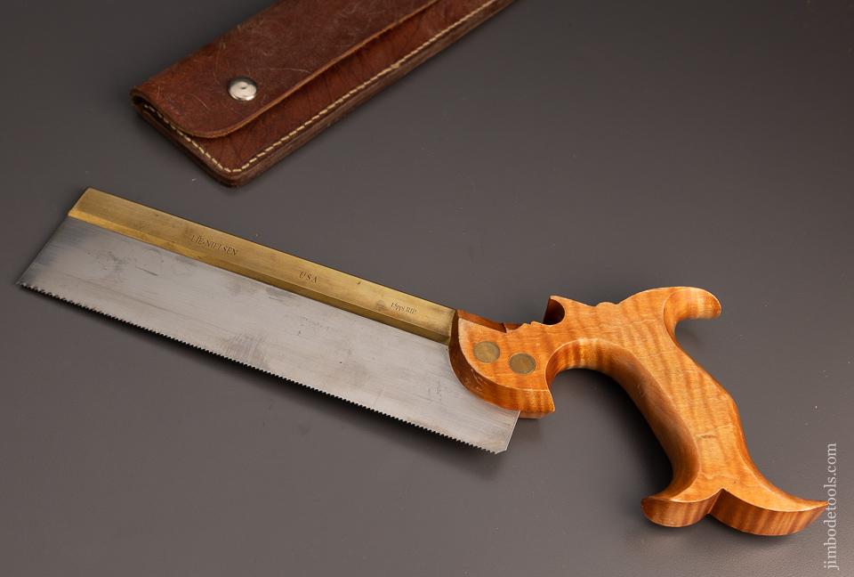LIE NIELSEN 9 inch Dovetail Saw with Leather Sheath - 98414