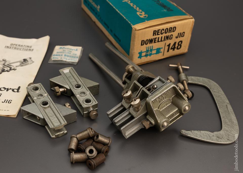 RECORD No. 148 Dowelling Jig 100% COMPLETE in Original Box - 98831