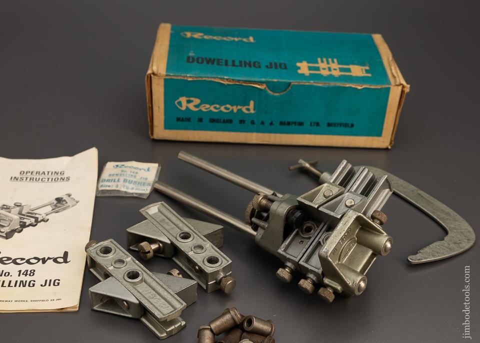 RECORD No. 148 Dowelling Jig 100% COMPLETE in Original Box - 98831