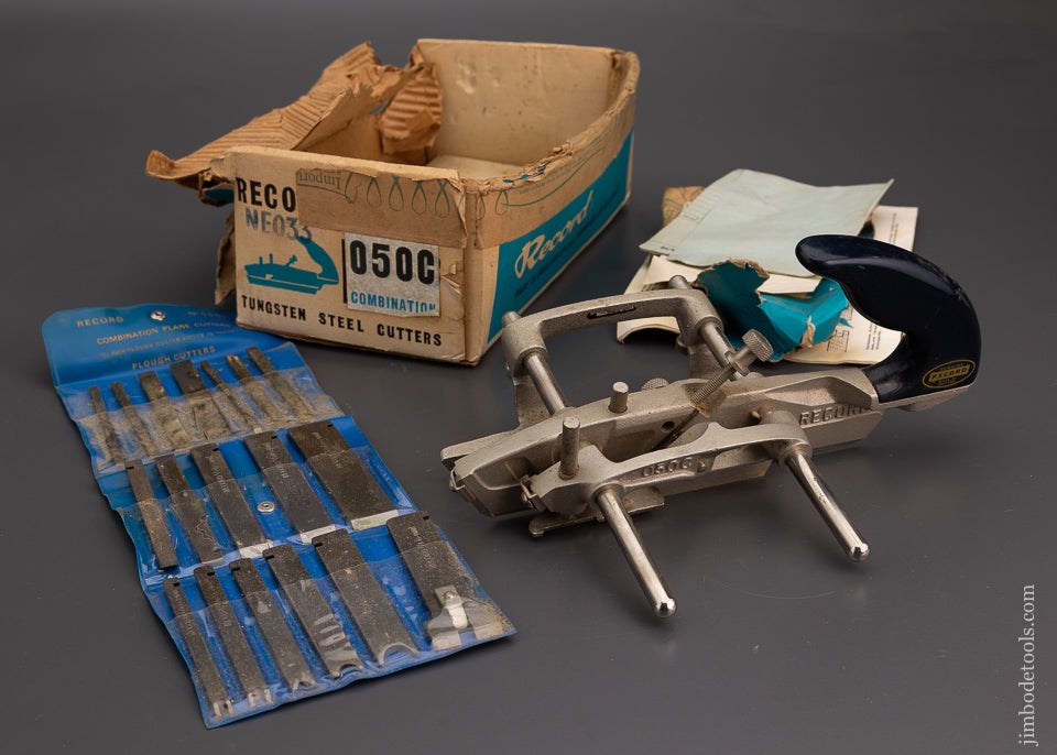 Good User RECORD No. 050C Plow Plane 100% Complete - 98845