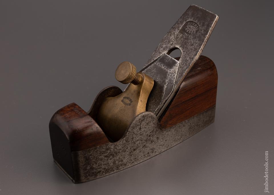 Excellent NORRIS No. 4 Dovetailed Smooth Plane Rosewood Infill - 98973