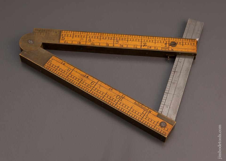 Crisp, Fine CHAPIN STEPHENS CO. No. 036 Combination Rule, Level & Clinometer - 99313
