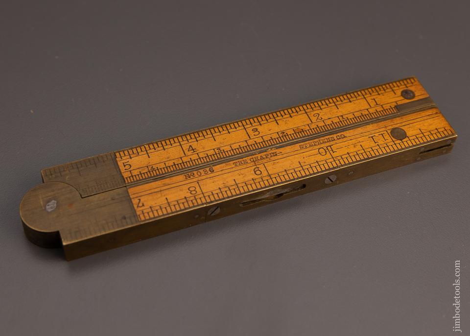 Crisp, Fine CHAPIN STEPHENS CO. No. 036 Combination Rule, Level & Clinometer - 99313