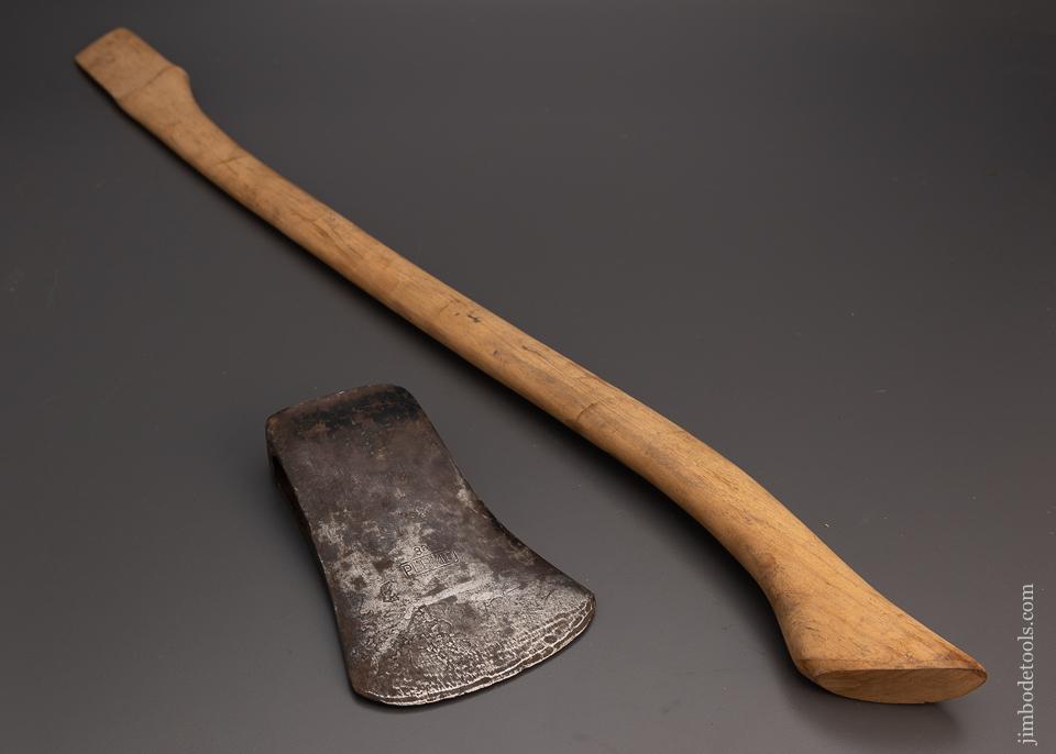 Awesome 3 1/2 Pound PLUMB Single Bit Felling Axe Vintage - 99427