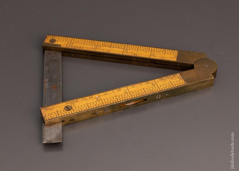 Crisp, Fine CHAPIN STEPHENS CO. No. 036 Combination Rule, Level & Clinometer - 99542