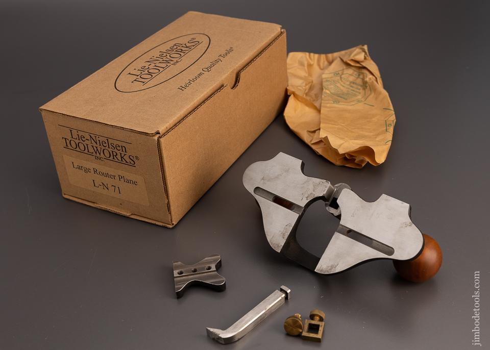 LIE NIELSEN No. 071 Router Plane Mint in Box - 99667