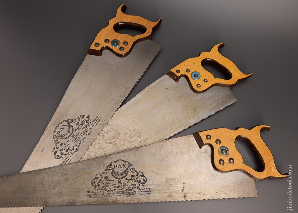 Near Mint Set of 3 Hand Saws - 99725