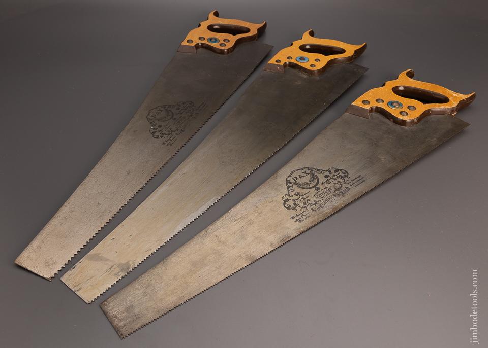 Near Mint Set of 3 Hand Saws - 99725