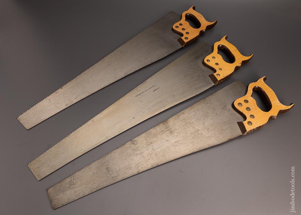 Near Mint Set of 3 Hand Saws - 99725