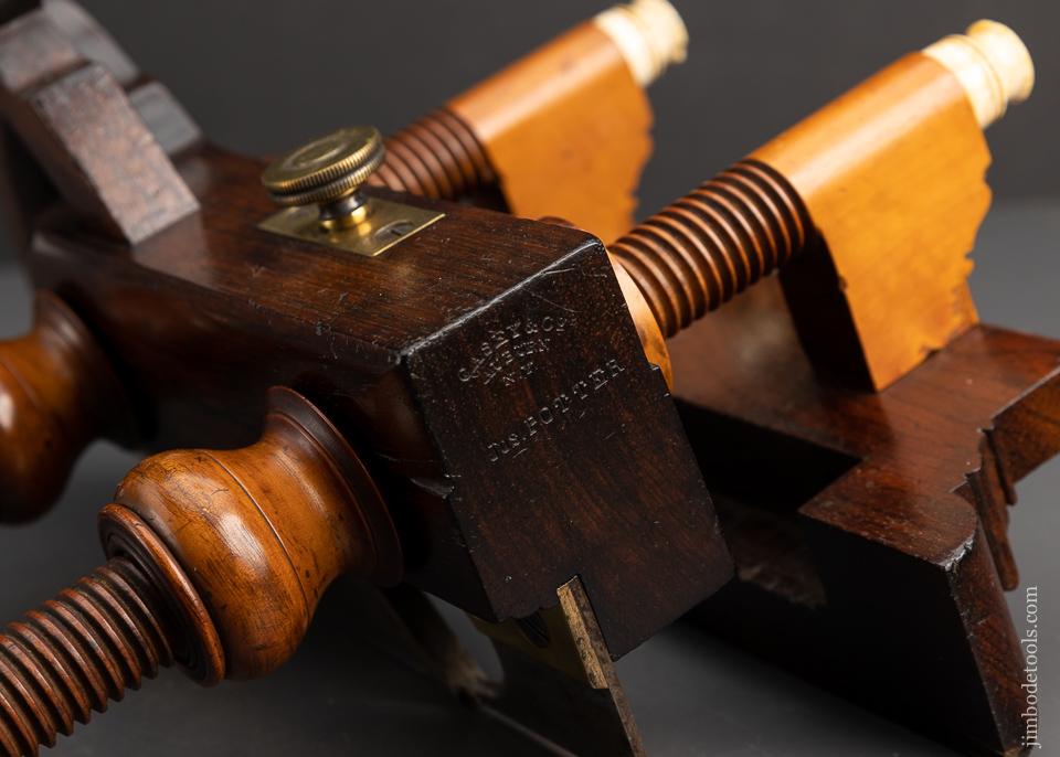 Drop Dead Gorgeous Rosewood Plow Plane with all the Fancy Trimmings by CASEY & CO. AUBURN N.Y. - EXCELSIOR 94172