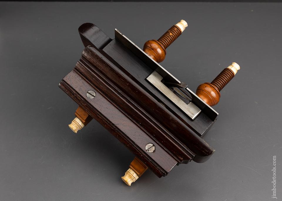 Drop Dead Gorgeous Rosewood Plow Plane with all the Fancy Trimmings by CASEY & CO. AUBURN N.Y. - EXCELSIOR 94172
