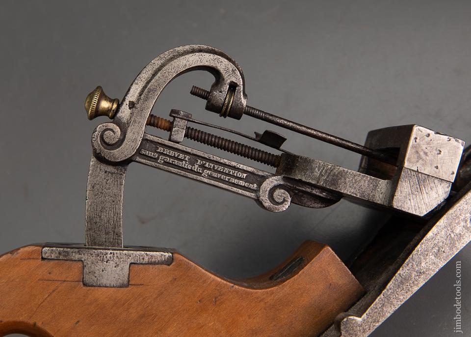 CHARDOILLET Patent Variable Pitch Jointer Plane circa 1852 RARE! - EXCALIBUR 10
