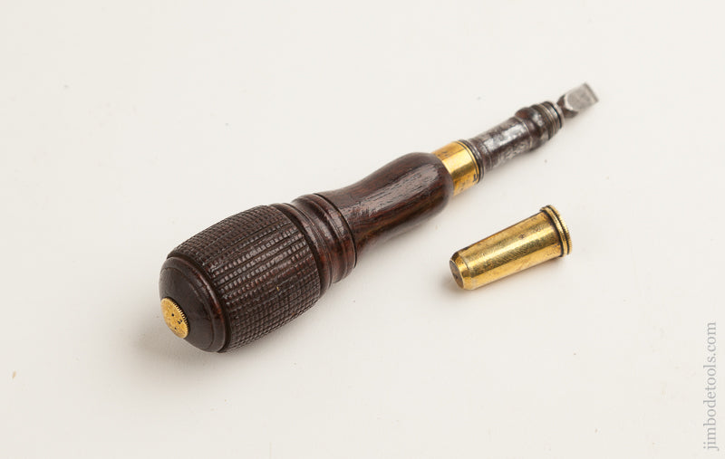 WICKED 18th Century Gunsmith's Turn Screw with Brass Protective Tip Cover - 75831U