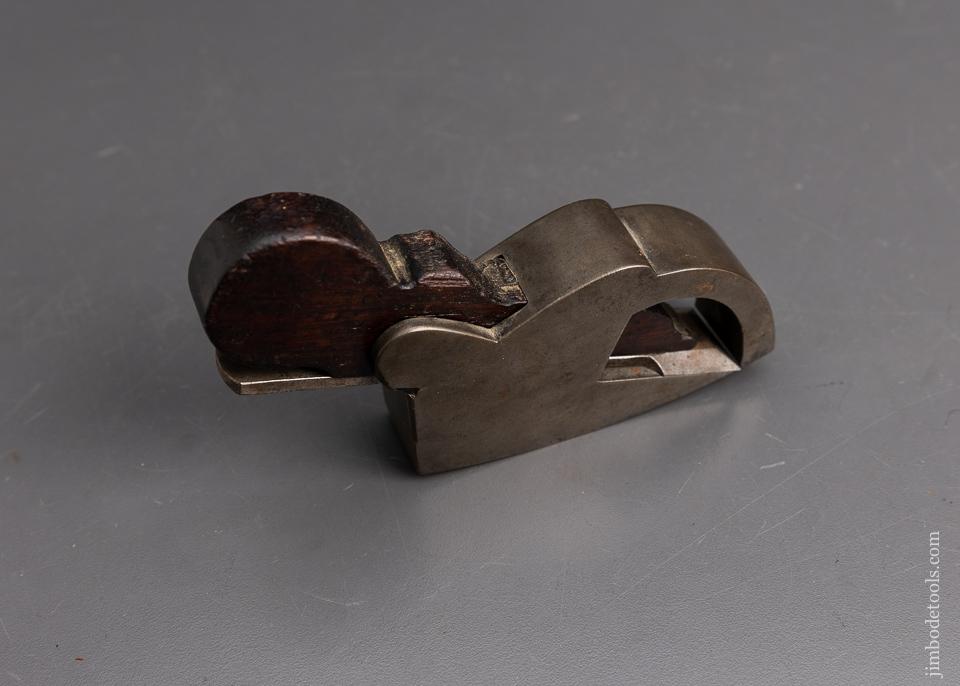 Unheard-Of Curved Bottom Bullnode Rabbet Plane - EXCELSIOR 95317