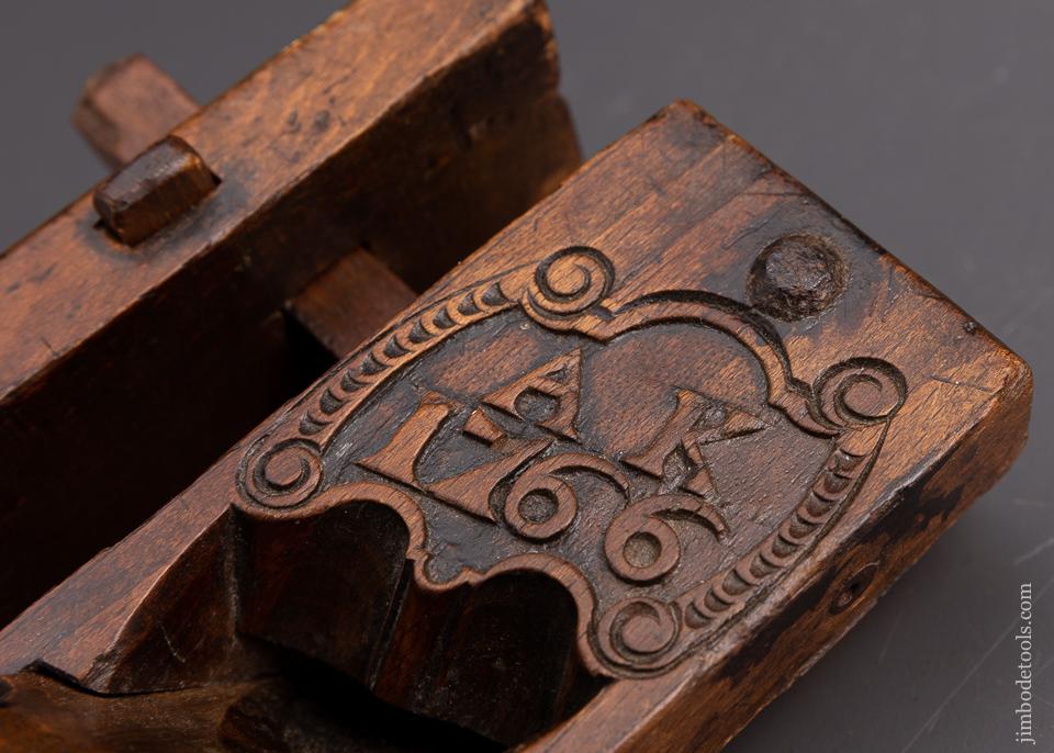 18th Century Dutch Moving Filletster Plane by I BIGGEELAAR - DATED 1766 - EXCELSIOR 95546