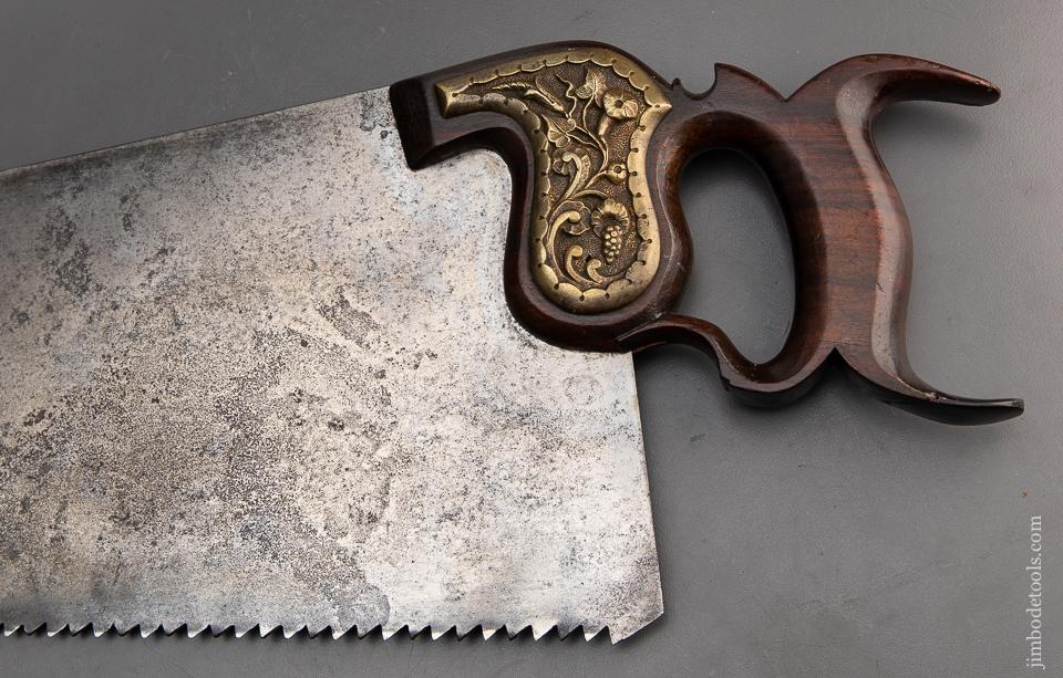 Gorgeous SORBY Massive Rip Saw with Brass Escutcheon - EXCALIBUR 103