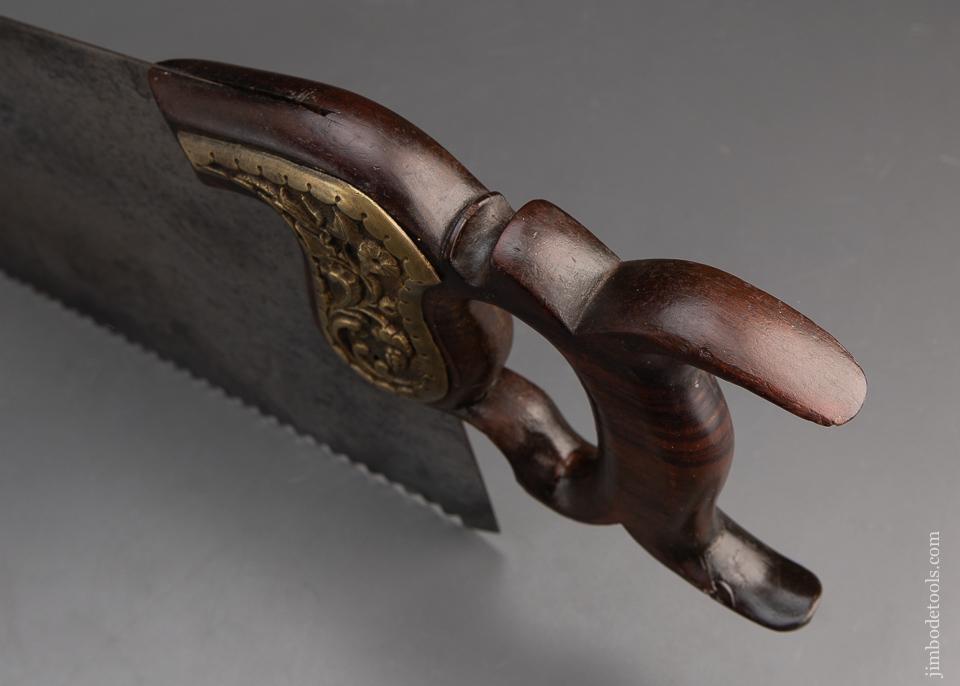 Gorgeous SORBY Massive Rip Saw with Brass Escutcheon - EXCALIBUR 103