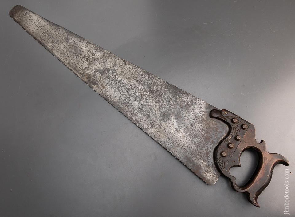 Rare EAGLE Saw! HENRY DISSTON No. 14 Hand Saw - EXCALIBUR 104