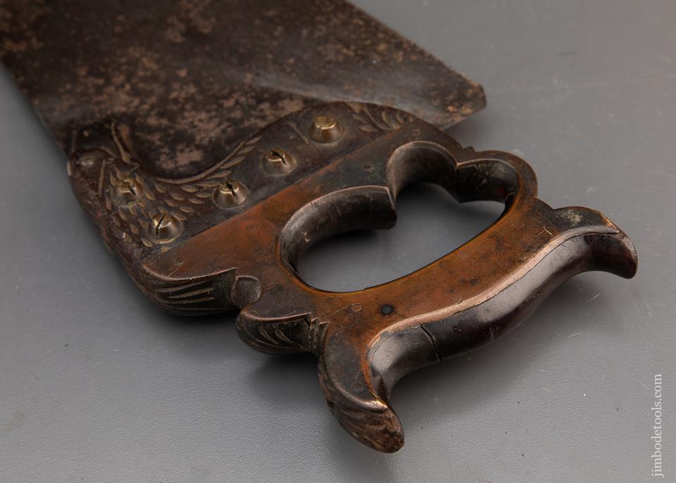 Rare EAGLE Saw! HENRY DISSTON No. 14 Hand Saw - EXCALIBUR 104