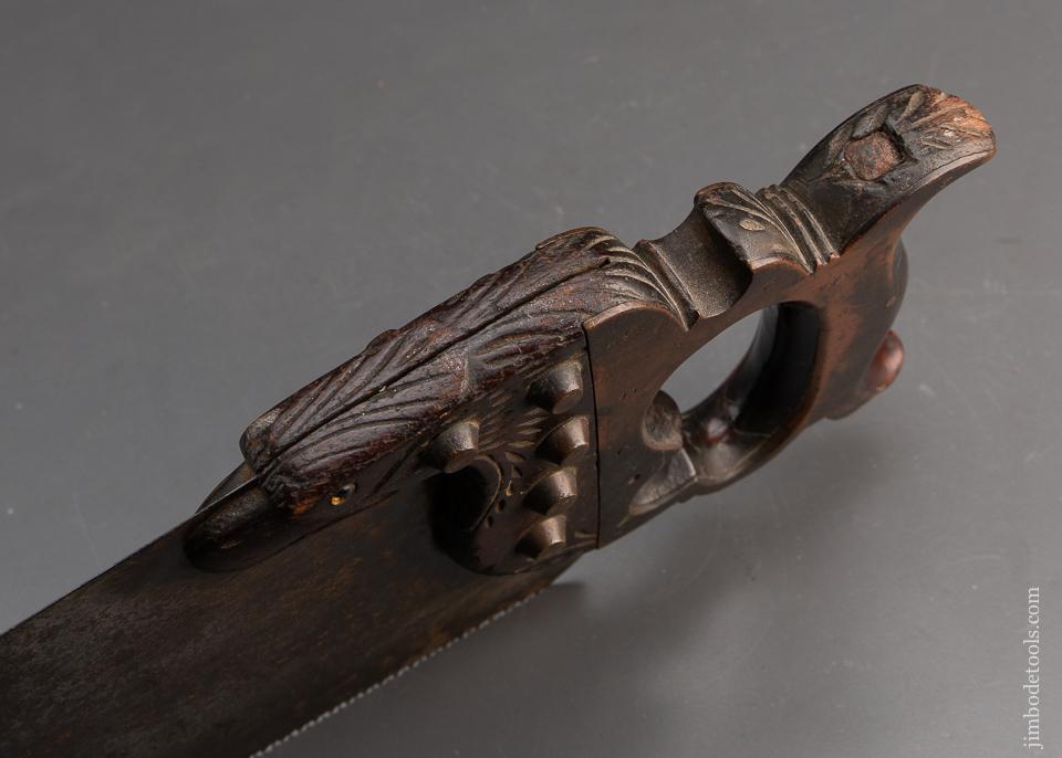 Rare EAGLE Saw! HENRY DISSTON No. 14 Hand Saw - EXCALIBUR 104