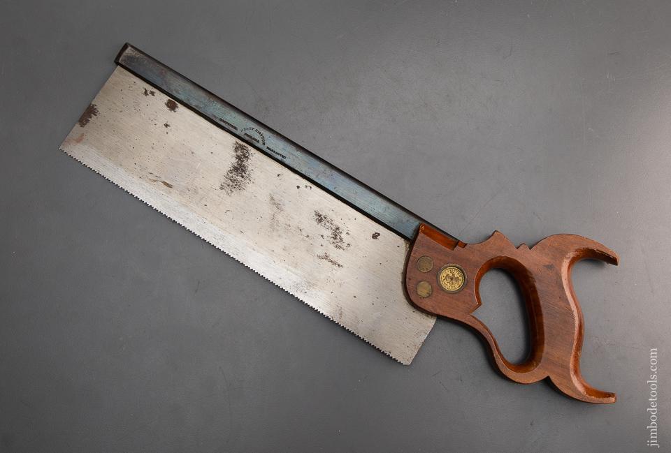 The Finest DISSTON Eagle Medallion Back Saw We Have Ever Seen! - EXCALIBUR 110