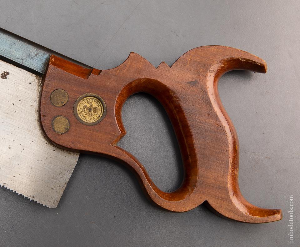 The Finest DISSTON Eagle Medallion Back Saw We Have Ever Seen! - EXCALIBUR 110