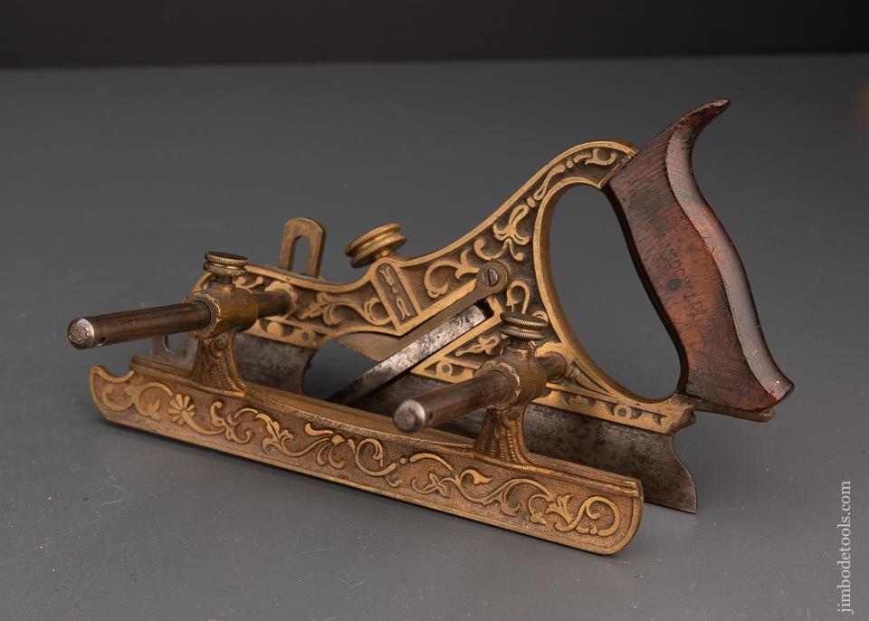 Perfect! MILLERS PATENT STANLEY No. 44 Gunmetal Plow Plane - EXCALIBUR 123
