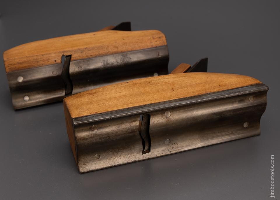 Remarkable Set of Hand Rail Planes with Iron Profile Soles! - EXCELSIOR 100763