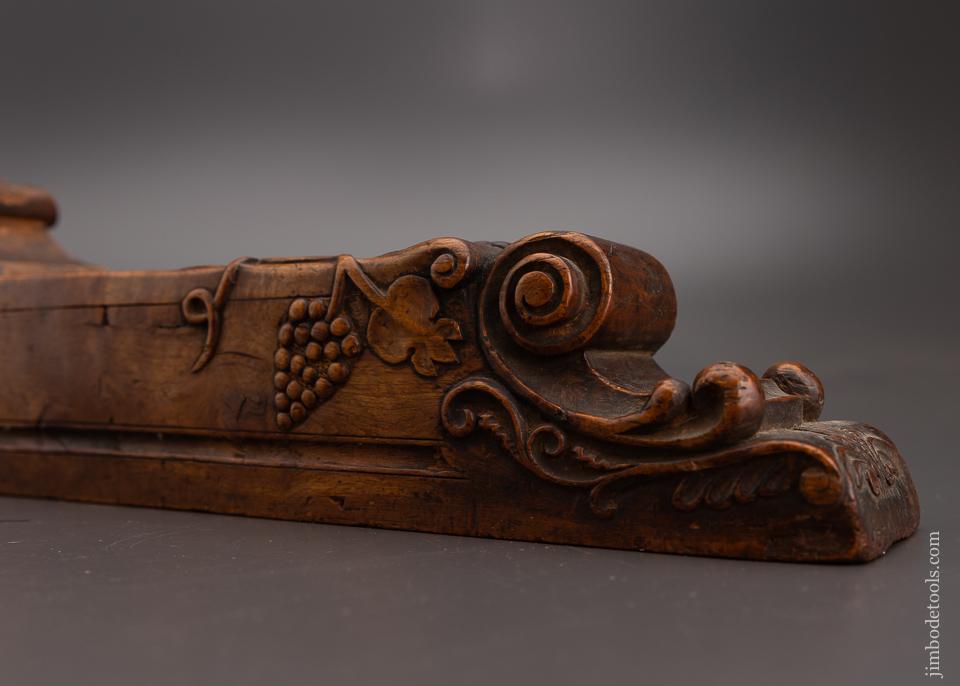 Fancy Carved 16 1/2 inch Jack Plane - EXCELSIOR 101300