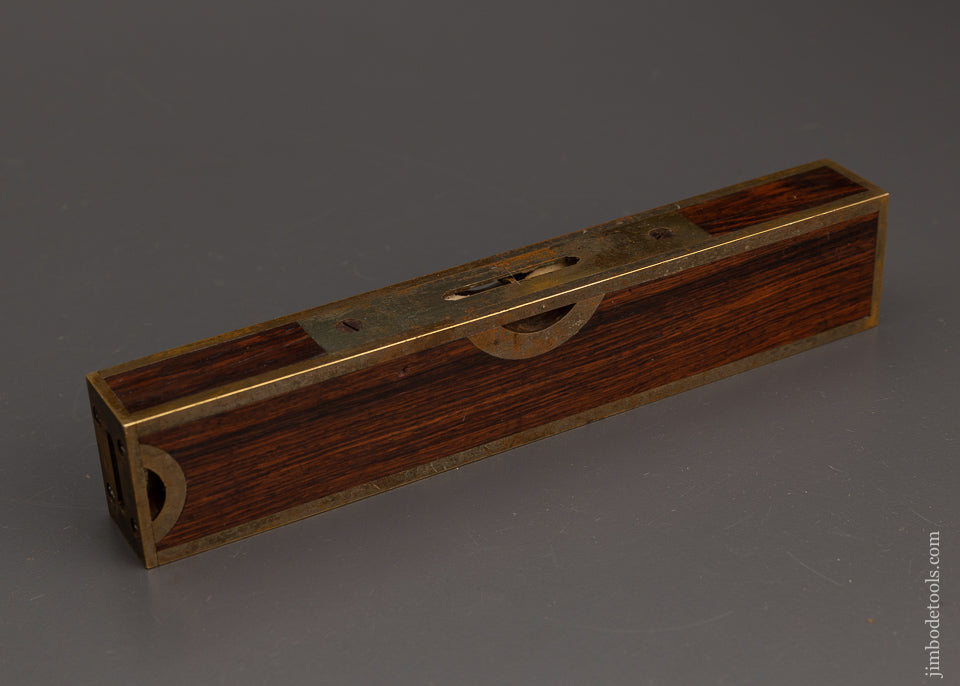 Crisp and Extra Fine Premium STRATTON BROS. 8 Inch Rosewood Level -  EXCELSIOR 101797
