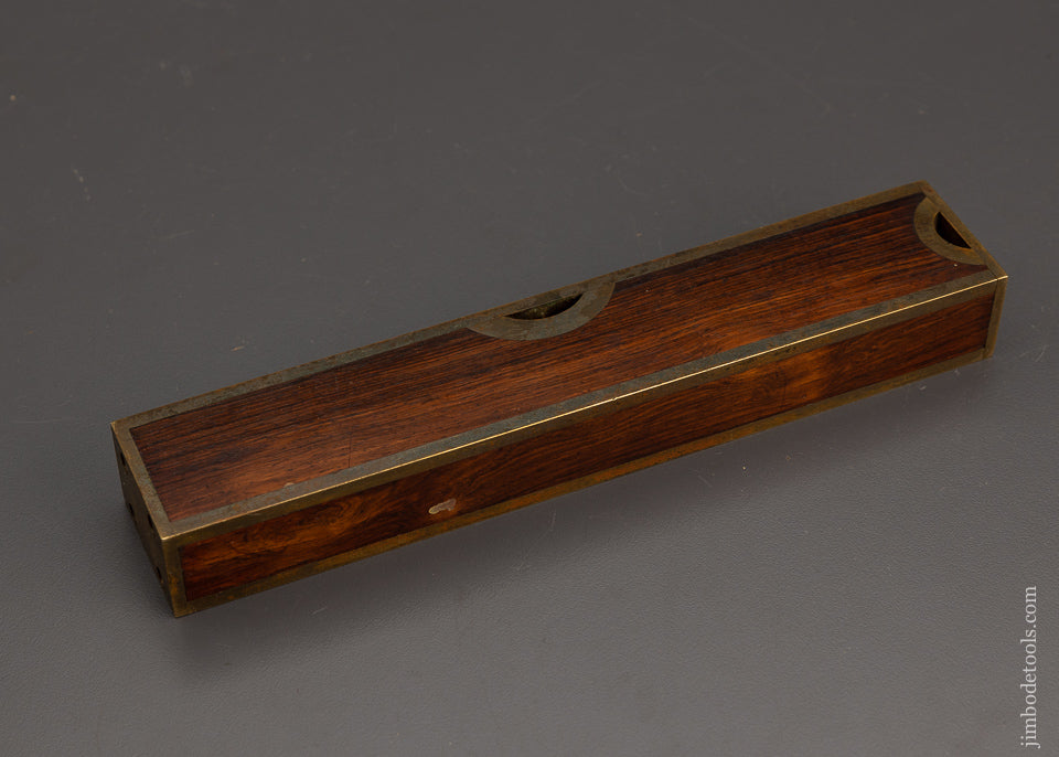 Crisp and Extra Fine Premium STRATTON BROS. 8 Inch Rosewood Level -  EXCELSIOR 101797