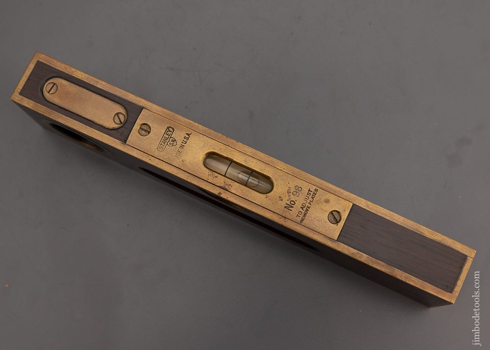 Stunning STANLEY No. 98 Rosewood Level 9 Inch SWEETHEART - EXCELSIOR 101805