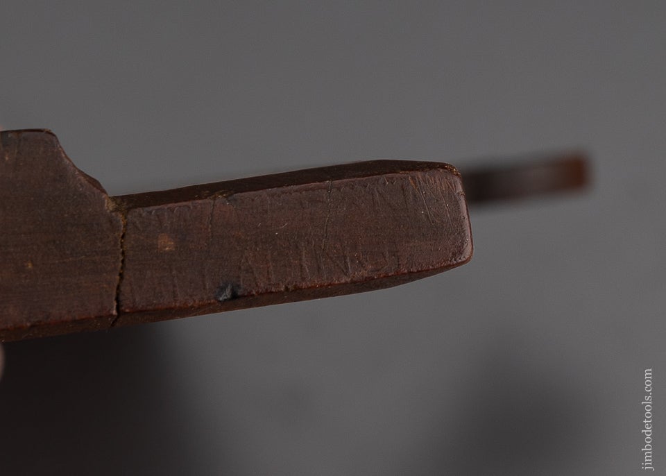 I*WALTON in * READING 18th Century Yellow Birch Moulding Plane Fine - EXCELSIOR 101832