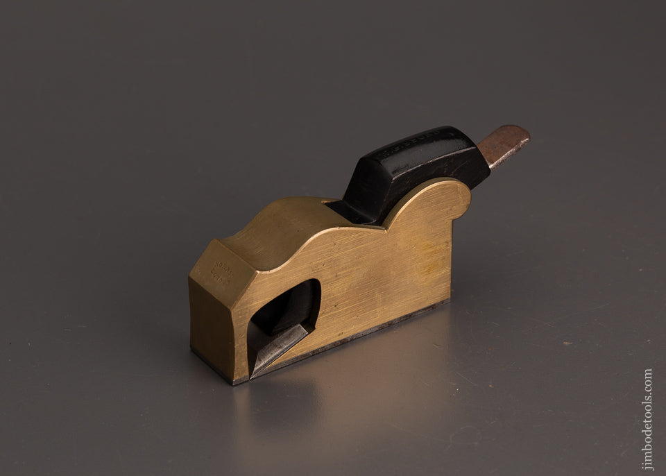 Like New Gunmetal NORRIS No. 27 Bullnose Shoulder Plane with Ebony Infill - EXCELSIOR 102742
