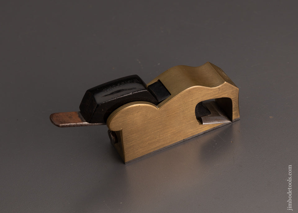 Like New Gunmetal NORRIS No. 27 Bullnose Shoulder Plane with Ebony Infill - EXCELSIOR 102742