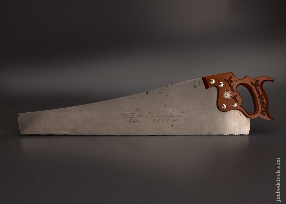Mint Unused ATKINS No. 51 Hand Saw - EXCELSIOR 103192