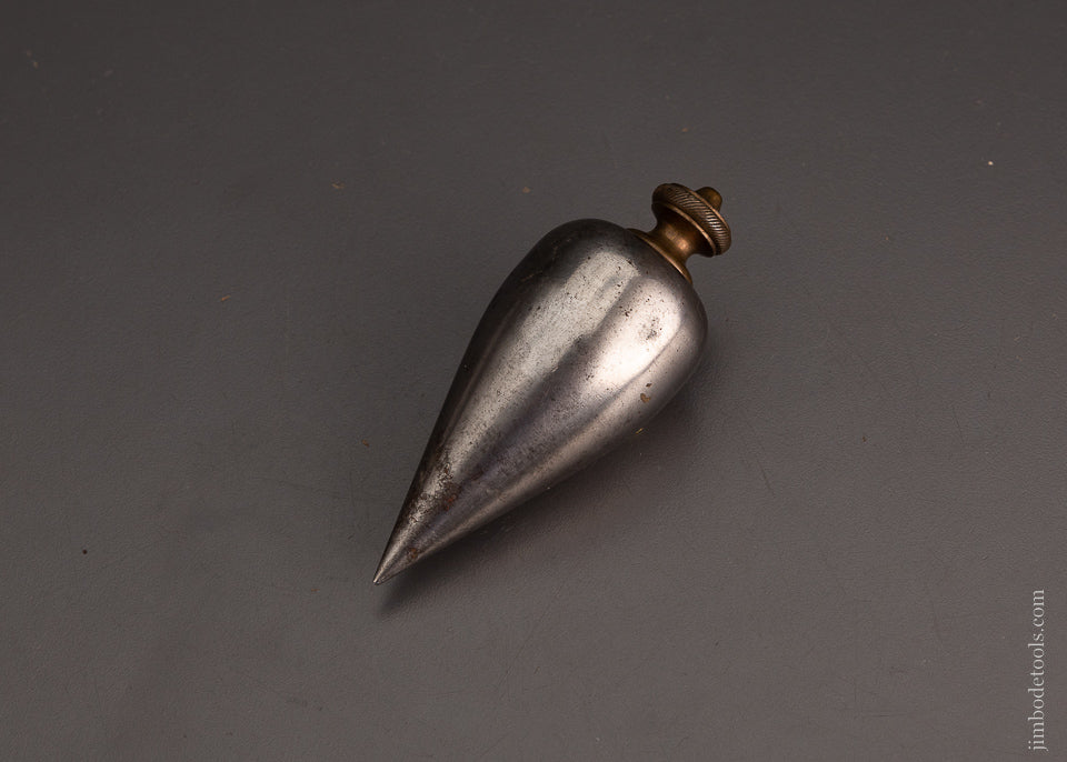 Beautiful Brass and Steel Plumb Bob - EXCELSIOR 103662