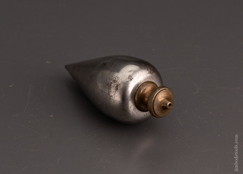 Beautiful Brass and Steel Plumb Bob - EXCELSIOR 103662