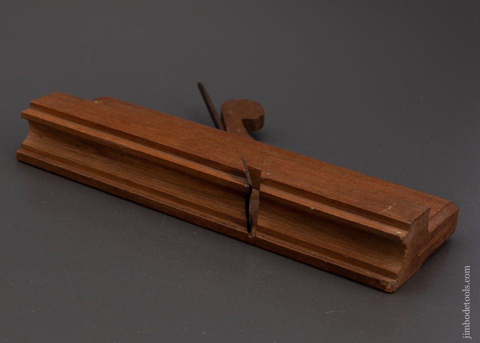 Mint 18th Century Yellow Birch Astragal Moulding Plane by ABRAHAM FISK 9 3/4 Inches - EXCELSIOR 103703