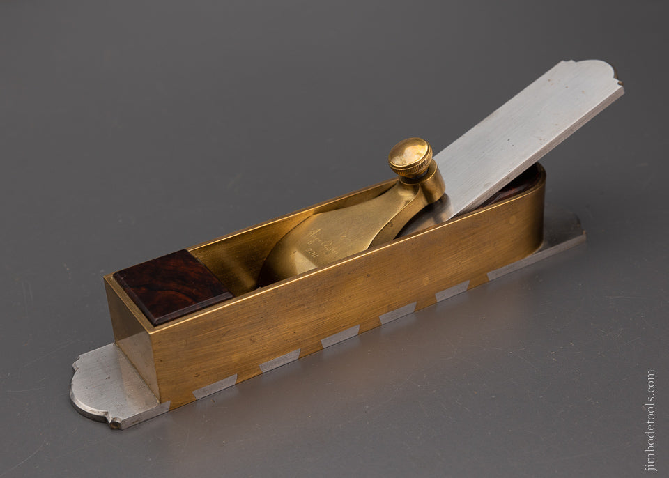 Stunning Gunmetal & Steel Miter Plane by WAYNE ANDERSON - EXCELSIOR 104269
