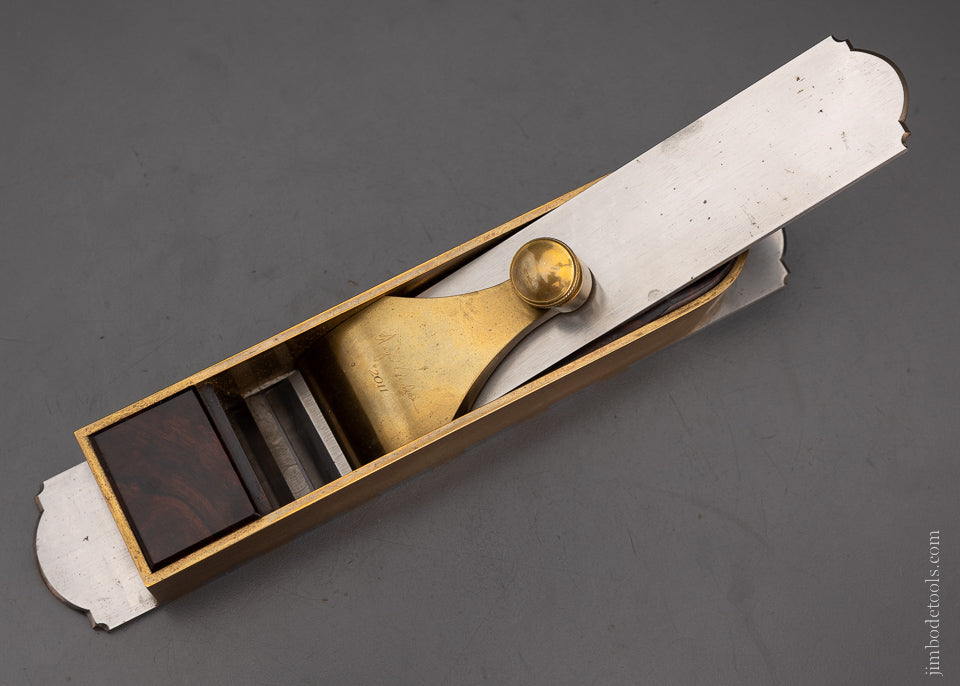 Stunning Gunmetal & Steel Miter Plane by WAYNE ANDERSON - EXCELSIOR 104269