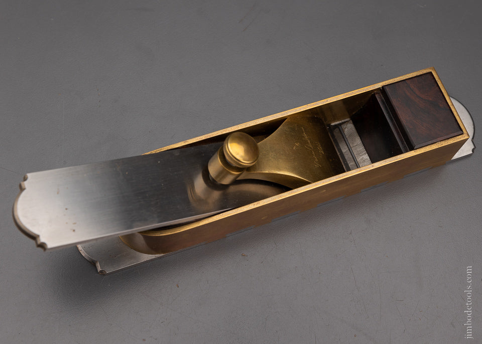 Stunning Gunmetal & Steel Miter Plane by WAYNE ANDERSON - EXCELSIOR 104269