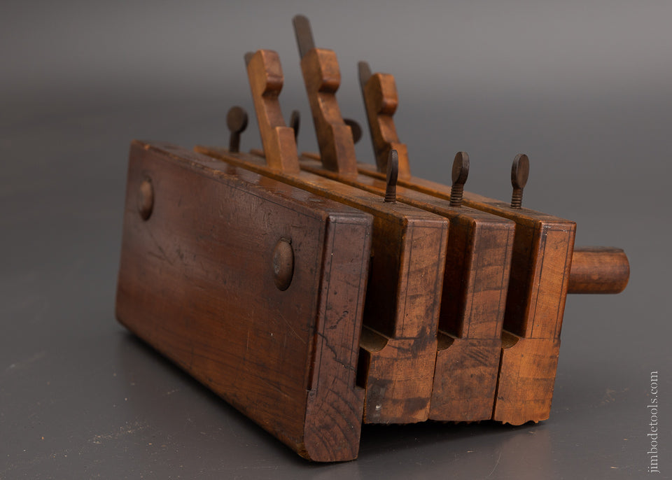 Spectacular Triple Moulding Plane with Plow Fence - EXCELSIOR 104279