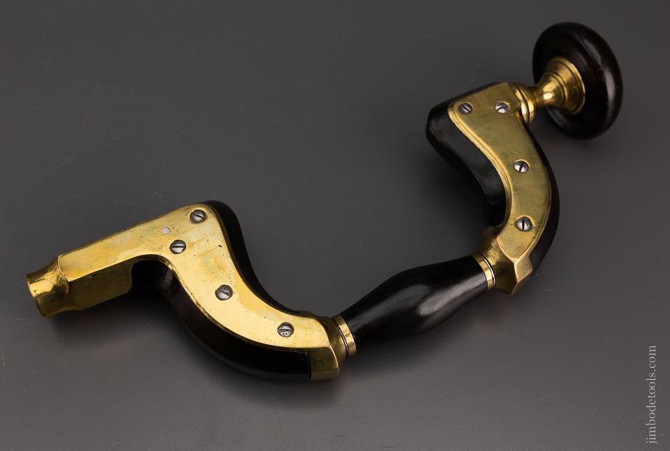 Spectacular Ebony ULTIMATUM Bit Brace MARSDEN BROS. - EXCELSIOR 106106