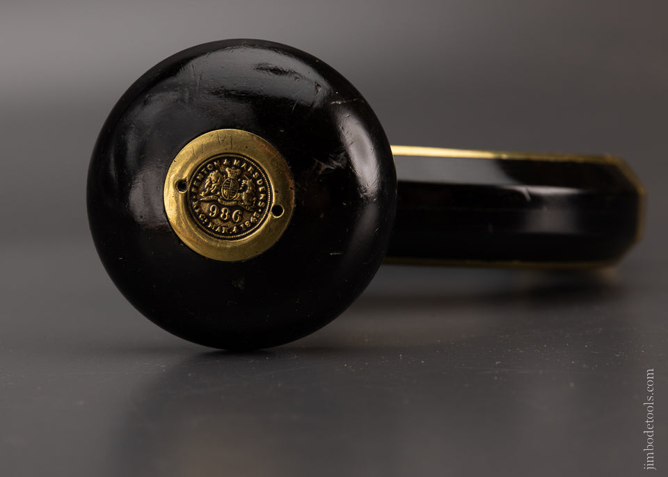 Spectacular Ebony ULTIMATUM Bit Brace MARSDEN BROS. - EXCELSIOR 106106